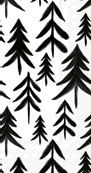Boston International - Paper Guest Towel - Trees Pattern