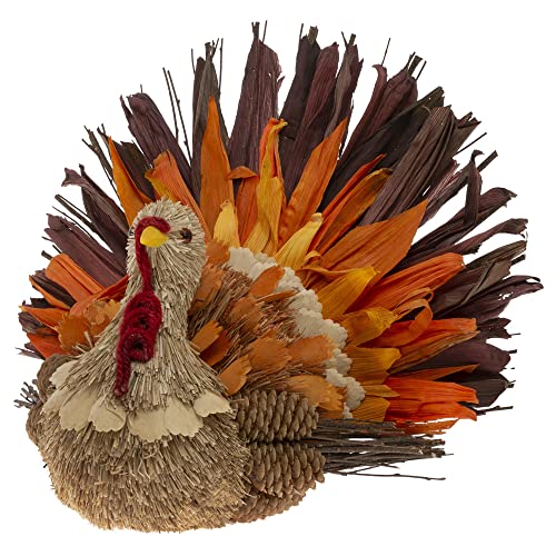 Boston International - 10" Turkey Figurine - Jerry the Pinecone & Husk