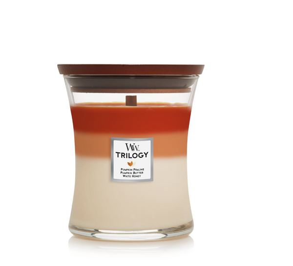 WoodWick - Trilogy Medium Candle - Pumpkin Gourmand