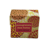 Greenwich Bay Trading Company Botanical Collection Bundle: Pomegranate - 2oz Mini Wrapped Soap Block + 2oz Mini Shea Butter Lotion