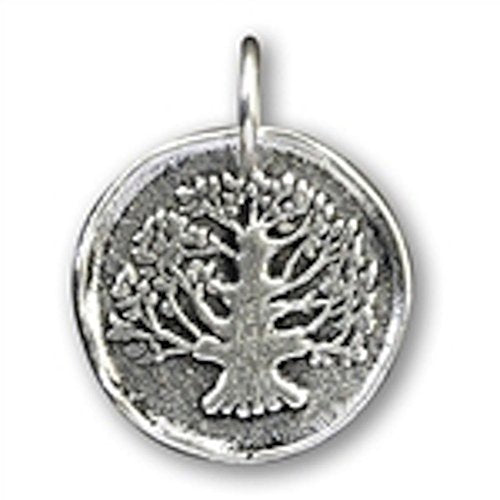 Wax Insignia - Seal Charm - Silver Plated - Tree of Life