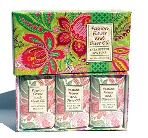 Greenwich Bay - Botanical Shea Butter Bar Gift Set - Passion Flower & Olive Oil