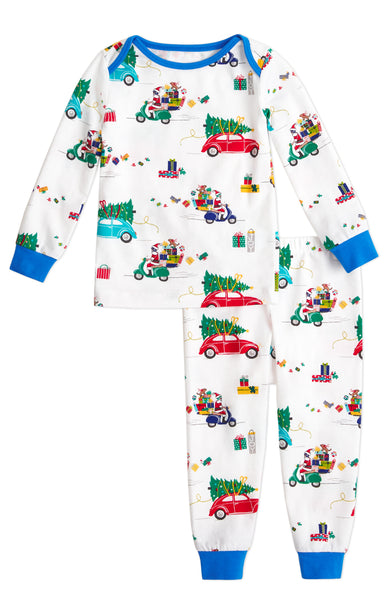 BedHead - Infant Long Sleeve Jersey PJ Set - Holiday Rush - 9-12 Months