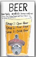 Sweet Art Attack - Mountable Beer Bottle Opener - Beer Definition & Directions