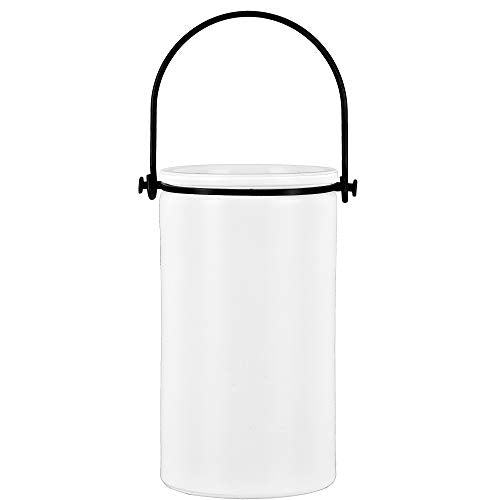 Couronne - Calypso Glass Planter/Lantern 16 Oz. - White Matte
