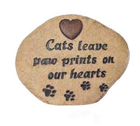 Border Concepts - Pet Memorial Stone - Cats Paw Prints