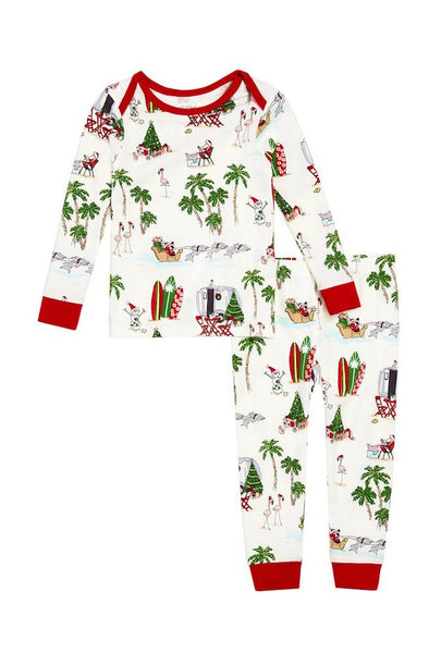 BedHead - Toddler Long Sleeve Jersey PJ Set - Warm Wishes - 2T