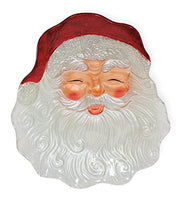 Boston International - Glass Plate - Santa Face