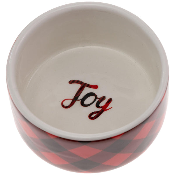 Boston International - 6 oz. Black & Red Serving Bowl -  Joy