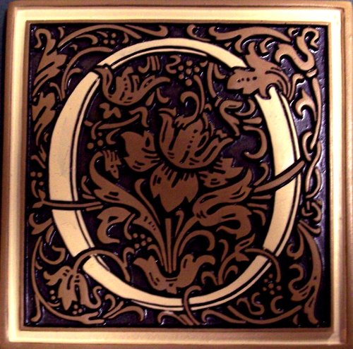 Magnetic Monogram Stepping Stone Plaque-O