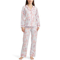 BedHead - Classic Cotton L/S Pajama Set - Courtyard Blooms - Large