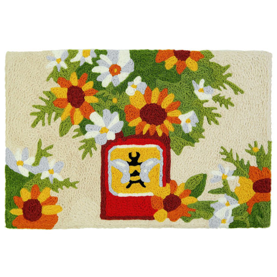 Jellybean - Indoor/Outdoor Rug - Honey Bee Tin Can