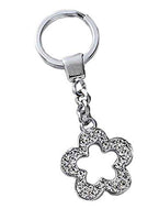 Russ Berrie Flower Crystal Key Ring #93366