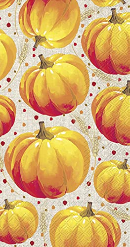 Boston International - Paper Guest Towel - Pumpkin Allover