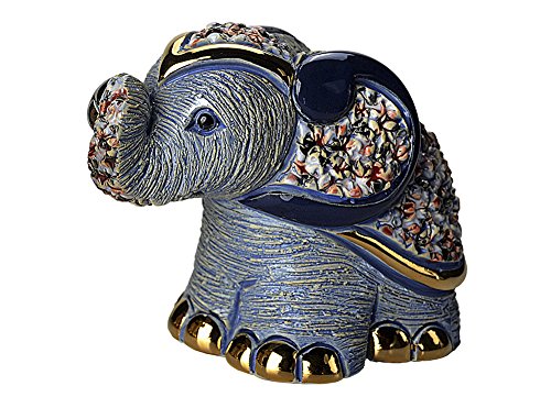 De Rosa - Blue Elephant Figurine