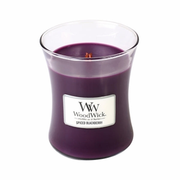 WoodWick - Medium Crackling Candle - Spiced Blackberry