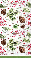 Boston International - Paper Guest Towel - Pinecone Pattern