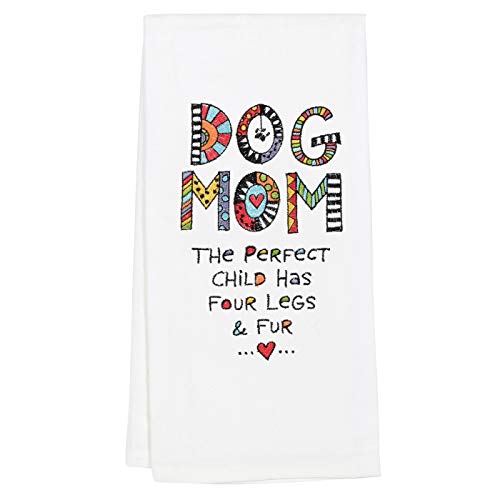 Enesco - Our Name is Mud - 26.5" Dish Towel - Dog Mom