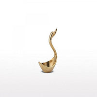 Lunares - Gold Plated Swan Sculpture - Small