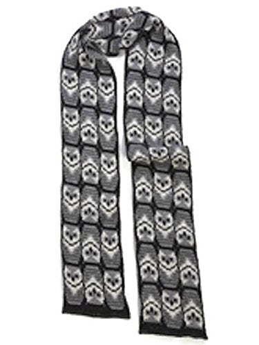 Green 3 - Women's Scarf - Repeating Owl