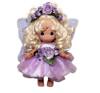 Precious Moments - The Doll Maker - Woodland Fairy Blossom - Purple 9"