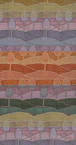 Boston International - Paper Guest Towel - Voysey Landscape