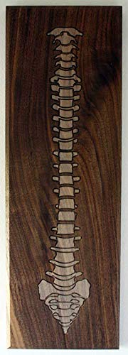 Dave Marcoullier Wood Routings Hanging Wall Art - Spine