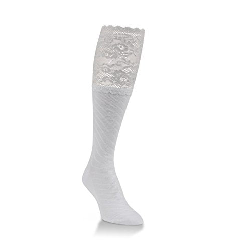 World's Softest Socks - Everyday Collection - Lucy Knee-Hi - White