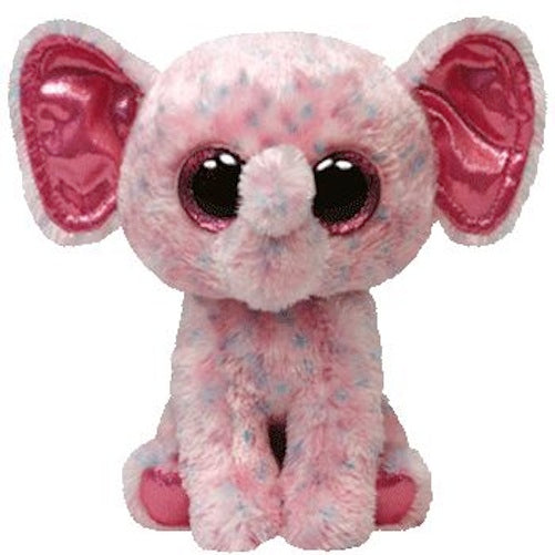 Ty Inc - Beanie Boos - Ellie the Pink Speckled Elephant - 6"