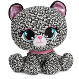 GUND - P.Lushes Designer Fashion Pets Khloe O’Bearci Teddy Bear Premium Stuffed Animal, Black & White, 6”