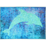 Olivia's Home - 32" x 22" Accent Rug - Ocean Life Dolphin