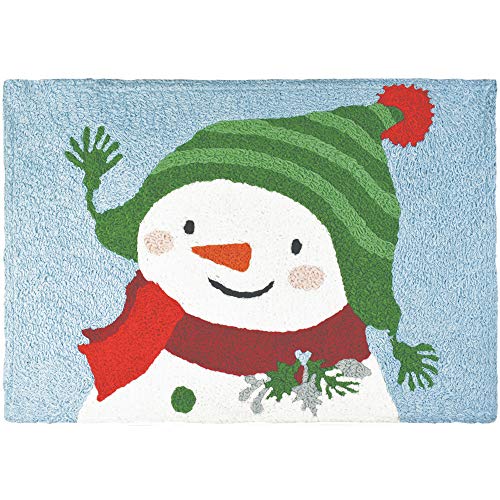 Jellybean - Indoor/Outdoor Rug - Snowman in Ski Hat