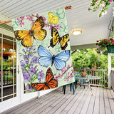 Studio M - Standard 28x40 Flag - Butterfly Dance