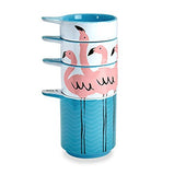 Kitsch'n Glam - Measuring Cup Stack - Flamingo