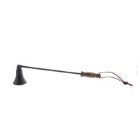 HomArt - Iron & Wood Candle Snuffer - Black