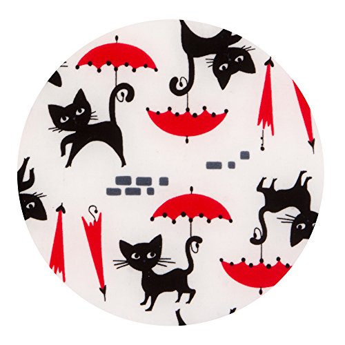 Andrea's Silicone - 8" Non-Slip Trivet - Umbrella Cats