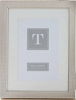 two's company - 4x6 madison frame - silver dotted