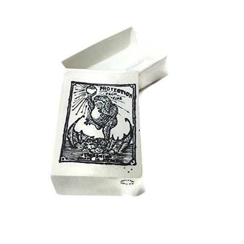 Candy Relics - Hand Made Porcelain Match Box - Frog
