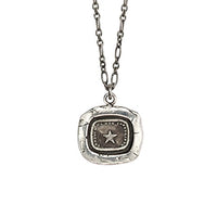 Pyrrha Design - Necklace - Sterling Silver Talisman - Leadership Diamond Set