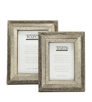 Tozai Home - 4x6 & 5x7 Cowhide Frame Set - Grey Straight