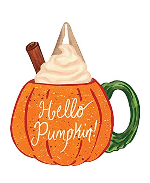 Studio M - Door Decor - Pumpkin Mug