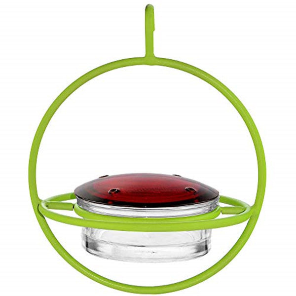 Couronne - Hanging Sphere Hummingbird Feeder w/ Perch - Lime