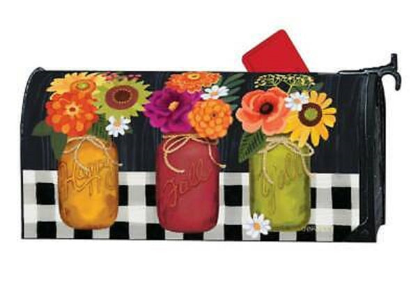 MailWraps - Oversized Mailbox Cover - Autumn Blooms