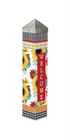 Studio M - 20" Art Pole - Sunflower Checks