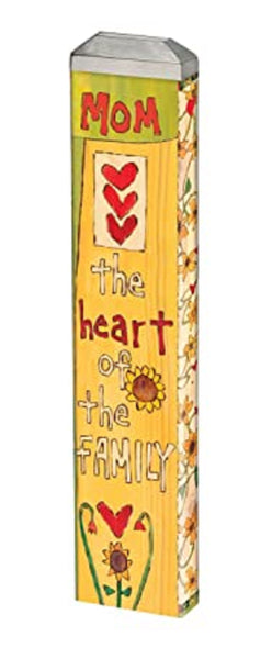 Studio M - 13" Mini Art Pole - Heart of The Family