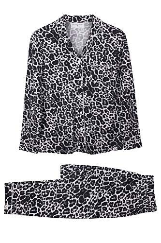 Pretty You London - Bamboo Pajama Set - Luxe Leopard - Size 12