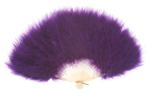 Zucker Feather - Marabou Fan - Purple