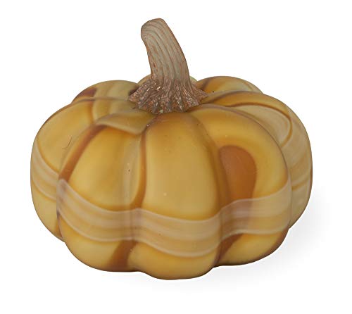 Boston International - Medium Glass Pumpkin - Caramel Delight
