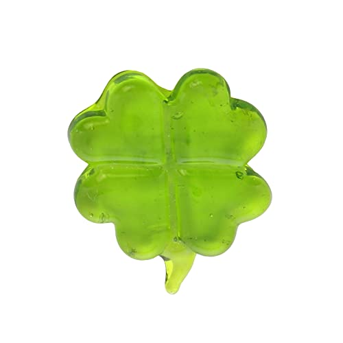 HomArt - Set of 5 Glass Clovers - Green