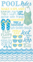 Boston International - Paper Guest Towel - Pool Rules